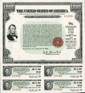 Bond U S Treasury 1979 1